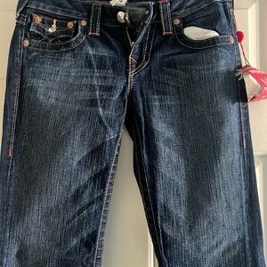 True Religion Boot Cut Blue Jeans Classic Indigo